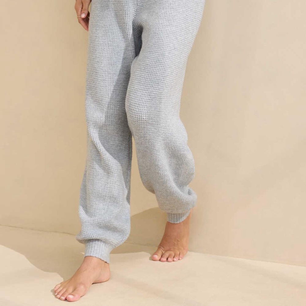 NWOT Aerie CozyUp Waffle Jogger